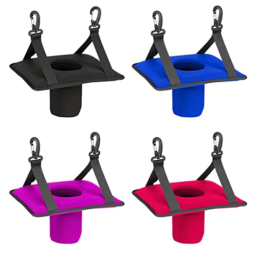 Shtcszba Neoprene Hanging Drink Holder For Rope Hammocks Hammock Chairs Lounge Chairs Outdoor Rope Hammock Accessory Foam Cup Holder Floating Drink Holder Floating Coaster Pool Drink Holder(Red) #TOP6