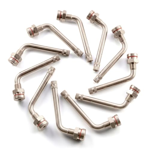Image of CKAuto Tire Valve Stems, TR545D 60 Degree Valve Stem | Compatible with Alcoa 22.5in 24.5in Aluminum Wheels (Pack of 10)