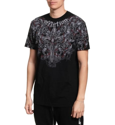 Affliction Men's Core T-Shirt, Short Sleeve, Graphic Print Design T-Shirts3