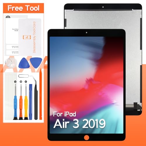 Digitalizador y pantalla iPad Air 2019 A2153 negro de 10.5" repuesto LCD para reparación de tableta