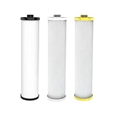 AQUA CREST WF51 Replacement for Aquasana® Under Sink Water Filter AQ-5300+R, Aquasana® Filter Replacement, 800 Gallons, Reduce 99% of Chlorine, Taste and Odor, 3 Count