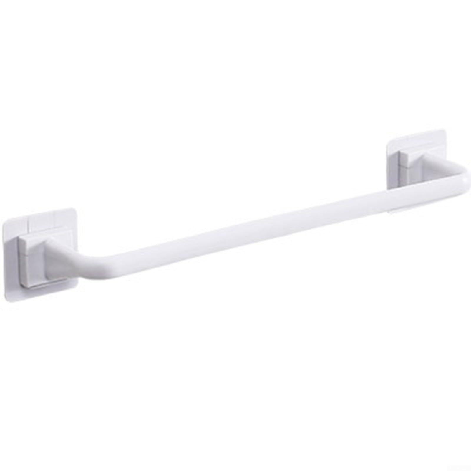 Storage Rack Self-Adhesive Towel Rail, Wall-Mounted Towel Rail, Bath Towel Holder, No Drilling Required, for Tiles, Metal Surfaces, Glass