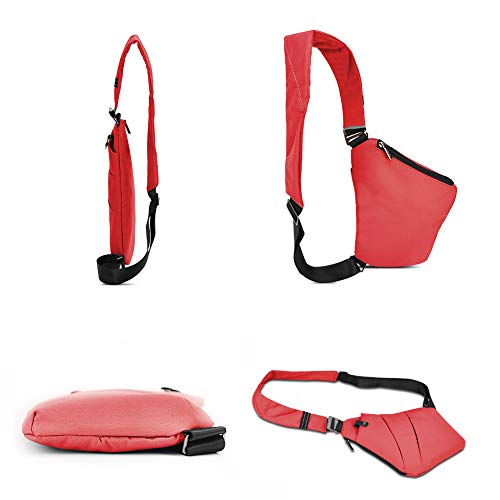 OSOCE Anti-Theft Waterproof Shoulder Backpack Sling Chest Crossbody Bag Cover Pack Rucksack Bicycle Sport
