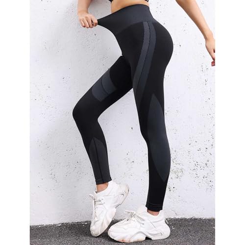 Legging rayé noir galbant pour sculpter les formes sans serrer