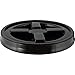 5 Gallon Black Gamma Seal Lids -12 Pack