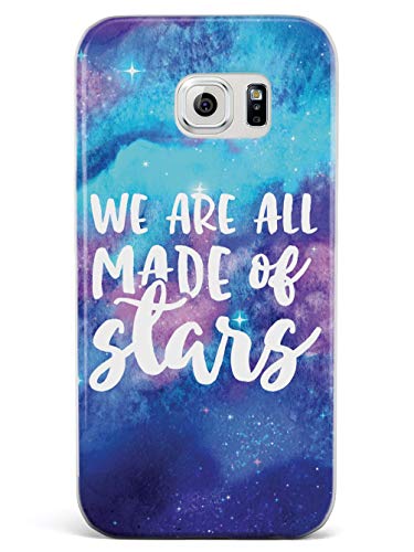 Inspired Cases - Compatible with Galaxy S7 Case - 3D Textured Protective Phone Case for Samsung Galaxy S7 - We are All Made of Stars - Moby Quote