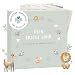 mintkind® Mein erstes Jahr Babyalbum Salbei – sanftes Babytagebuch mit 176 Seiten und Sticker-Set für ruhige Erinnerungen im ersten Lebensjahr, hochwertiges Hardcover 21 x 21 cm