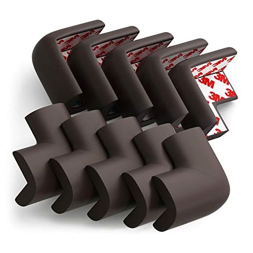 Eoney Corner Guards | Corner Protectors for Baby Safety | Furniture Table Safety Bumper | with 3M Tape(10 Pack)