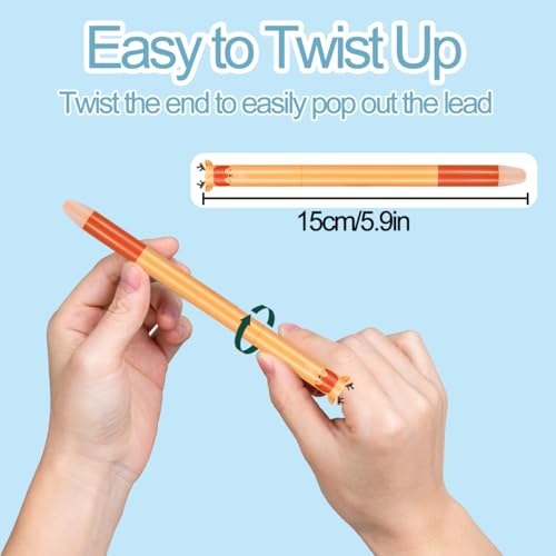 Radierbarer Gelschreiber Set - Weihnachten für löschbare Stifte Set, mit thermoempfindlicher Löschtinte, einer Vielzahl von Tintenfarben und Schaftdesigns, 0,7 mm (16 weihnachtliche löschbare Stifte)