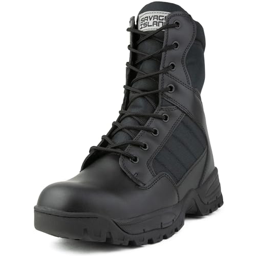 Savage Island Táctica Botas con Cremallera Lateral