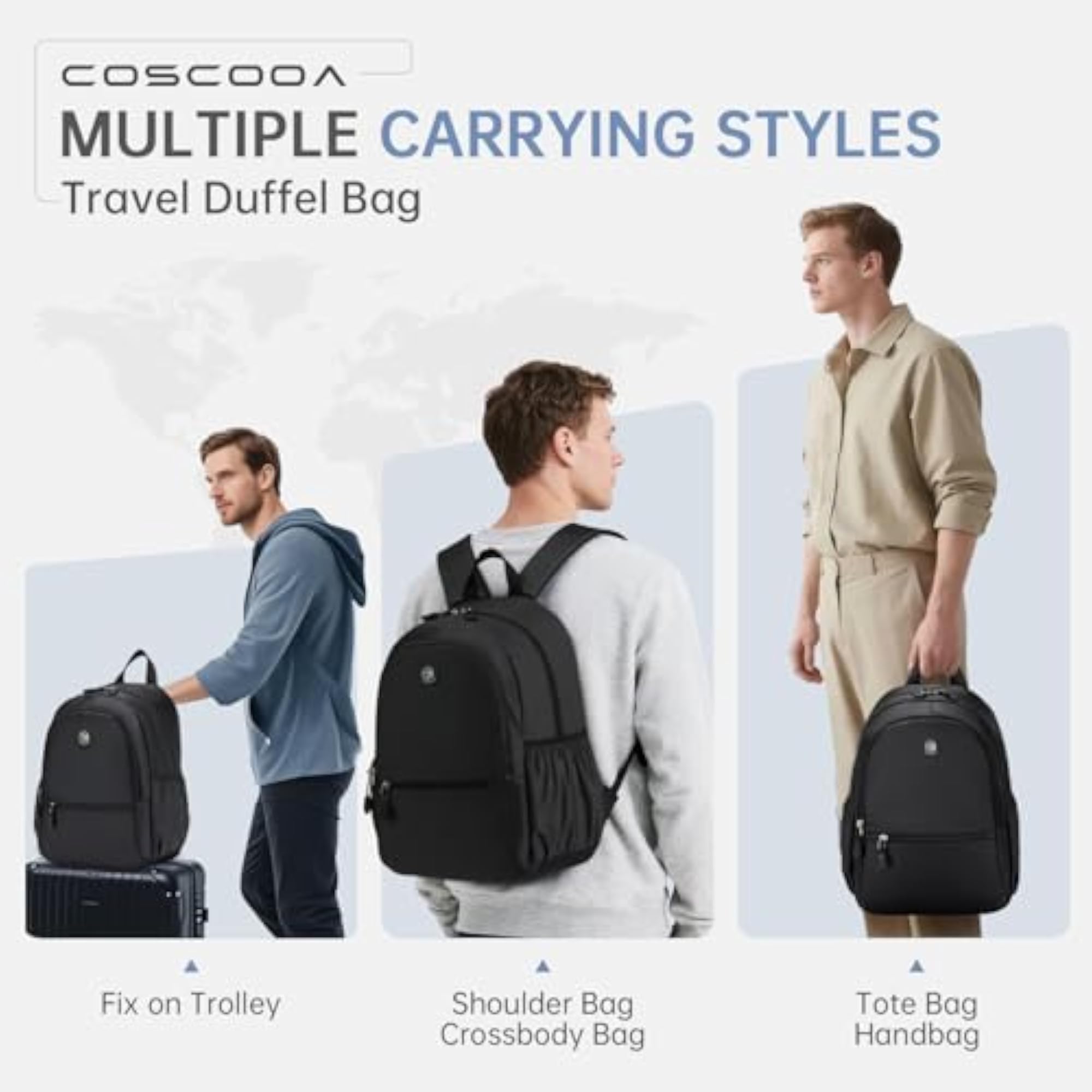 Ryanair Personal Item Travel Bag, Lightweight Carry on Backpack