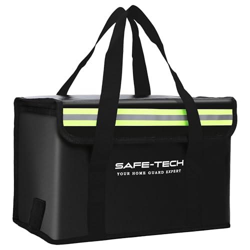 Sac étanche anti-explosion pour batterie LiPo SAFE TECH avec fermeture éclair hermétique