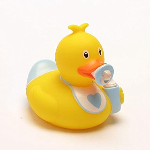 Lilalu 8 x 8 cm/50 g Collector and Baby Rubber Duck Baby Boy Bath Toy Cover