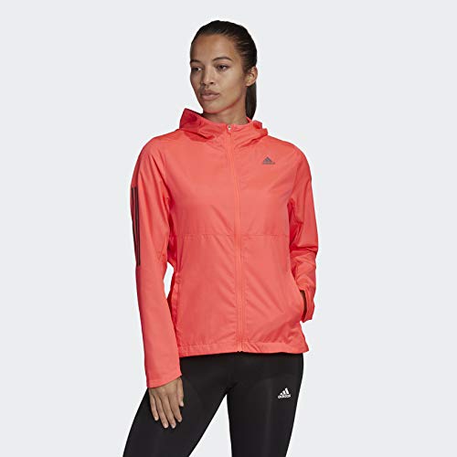 adidas womens Own The Run Jacket Signal Pink 1X