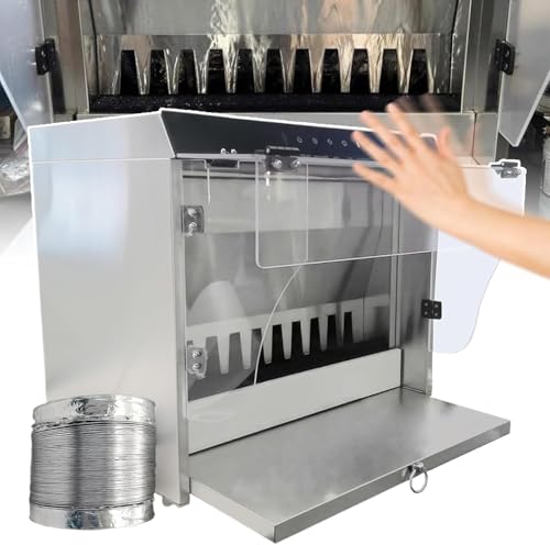 Image of Paint Spray Booth Kit with Water Curtain Waterfall &Fan Filtration,Hobby Airbrush for Effective Suction & Spraying,Automatic Lifting Pump - Gesture/Touch Control