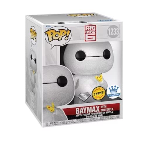 Funko POP! Big Hero 6 - Baymax with Butterfly 6 Diamond Collection Chase Super Sized Exclusive - Image 3