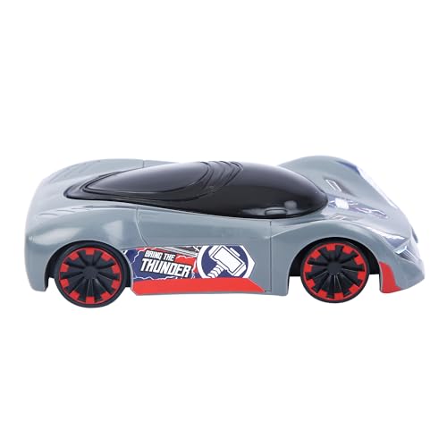 Image of SKOODLE Marvel Pull-Back Hyper Car for Kids - Thor Edition, Marvel Inspired Toy Cars with Sturdy and Long-Lasting Construction, Enhances Motor Skills and Fun Vehicle Toy for Gifting - Blue