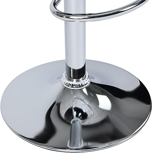 Kit 02 Banqueta Duoffice Tulipa Bancada Giratória Alta Du72