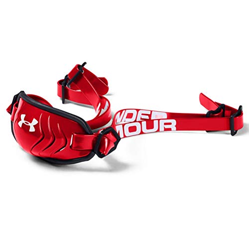 Under Armour Boys' Spotlight Chinstrap Youth , Red (600)/White , One Size Fits All #TOP1