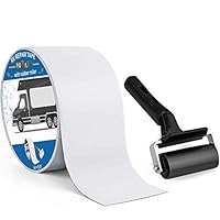 Magic4U Dichtungsband für Wohnmobil,Wohnwagen,Dachdichtungsband,10,2 cm x 15,2 m,mit Gummirolle,UV- und wasserdicht,für Wohnmobil-Dachreparatur,Fenster,Bootsdichtung,LKW-und Wohnmobil