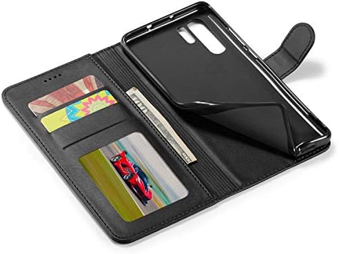ZTOFERA Wallet Case for HUAWEI P30 Pro,Ultra Slim [Magnetic Closure] Retro Vintage Leather TPU Folio Inner Flip Wallet Stand with [Card Slots] Case Cover for HUAWEI P30 Pro - Black