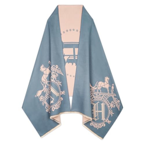 EXTREE Scarfs for Women Pashmina Silky Shawl Wrap for Evening Dressing Blanket Open Front Poncho Cape Aaa-orange