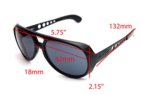 BLACK FLY KING FLY サングラス Amazon.com: black flys Sunglasses King Fly (Chrome w/Smoke Lens