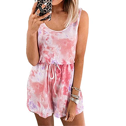 Mono de verano para mujer Rojo rosso S