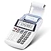 Produktbild Olympia CPD 425 Druckender Tischrechner mit Papierrolle | 12-stelliges Display | Rechenmaschine mit Papierrolle | Bondrucker & Quittung | Taschenrechner mit Papierrolle | inkl. Batterien | weiß
