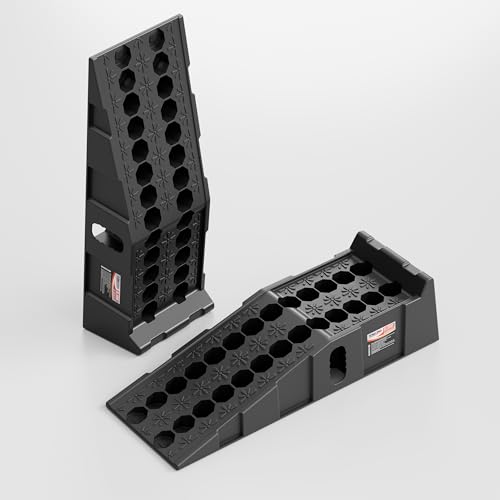 TOWKING 16000lb Car Ramps for Oil Changes,11.1' Max Wide Path for...