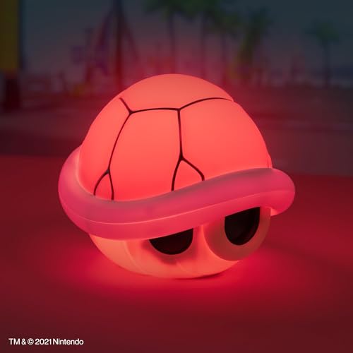 Paladone Super Mario Rote Schale Licht mit Sound - Offiziell lizenziertes Nintendo-Merchandise, Gaming-Home-Deko, Spielzimmerlicht – Ansicht 3