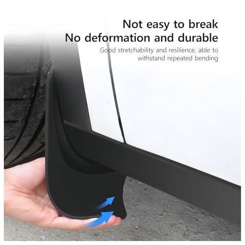 Guardabarros para coche Tesla Model Y Juniper 2025+ de TPE resistente 6