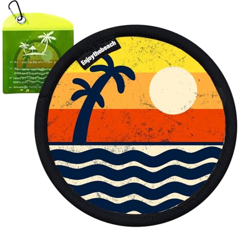 Yhsioaklo Quitaarena para la Playa | Bolsa Portátil para Quitar | Cepillo removedor de | La Limpieza del Cuerpo suministra Accesorios de Viaje para niños, Hombres