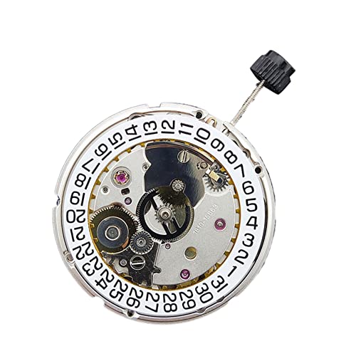 Liserrity PT5000 自動機械式時計ムーブメント 21600 Bph-28800 Bph 日付表示クローン 2824 25ジュエル 25.6Mm直径 シルバー