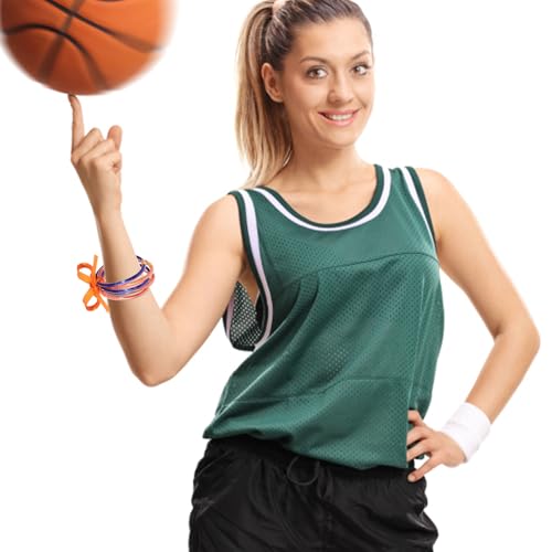 Faerliiry Crystal Jelly Bangles Bracelets Game Day Bracelets For Women Bamboo Filled Jelly Rhinestone Silicone Bracelet Stacking Football Bracelets Game Day Jewelry Accessories Sports Fan Gifts  thumb #2