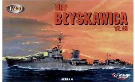 Miniatura 1 de Mirage Hobby Blyskawica Wz.65 - Kit de modelo de destructor polaco