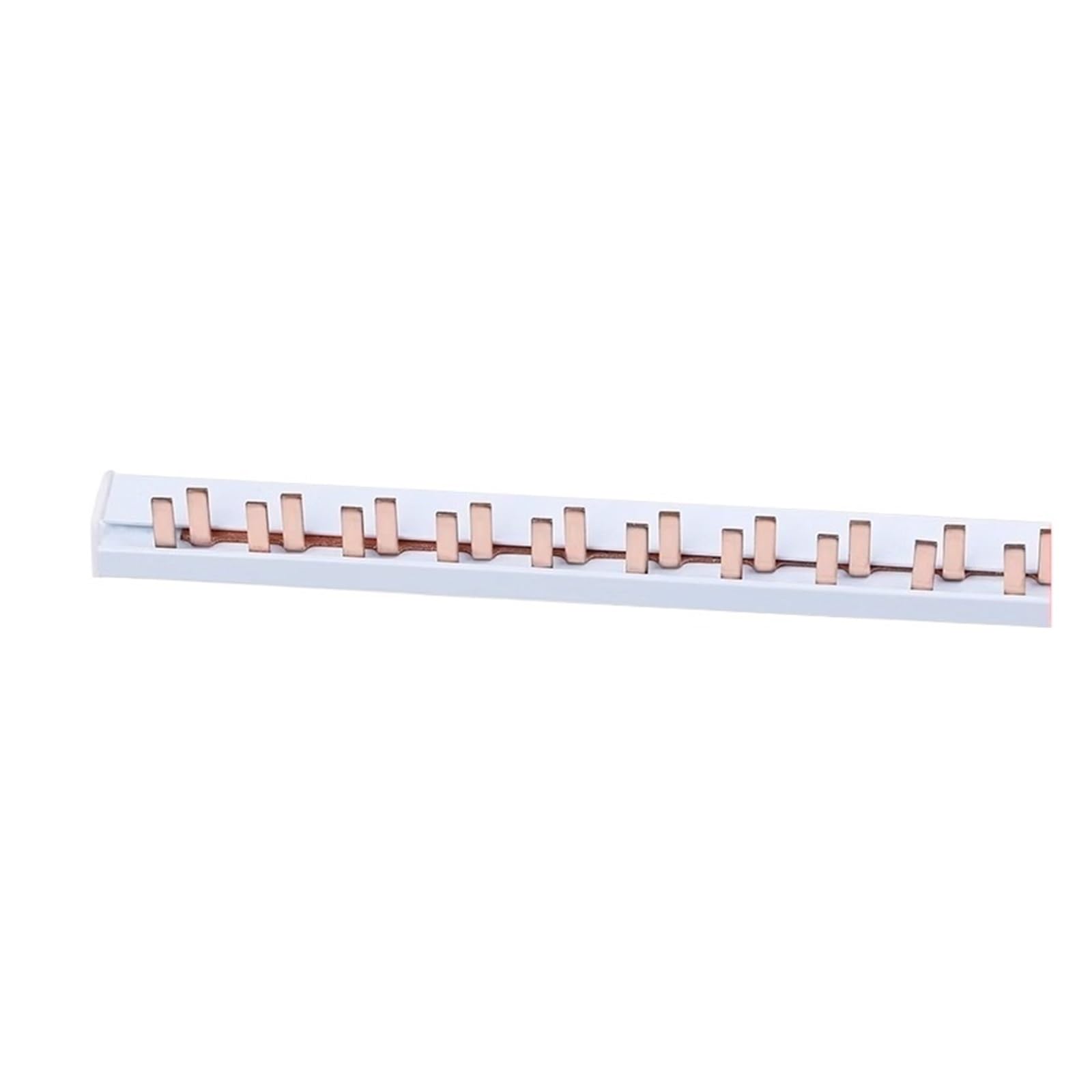 Barra colectora de cobre DPN 40A con terminal final para interruptores de 12 conexiones 5