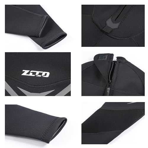 Foto von ZCCO Herren-Neoprenanzug, 3 mm Premium Neopren, volle Ärmellänge, Taucheranzug für Spearfishing, Schnorcheln, Surfen, Kanufahren, Taucheranzug (Herren-1, 3XL)
