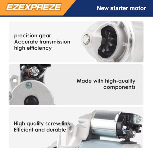 Image of Ezexpreze 17842 New Starter for Scion XA XB 1.5L 2004-2006, for Toyota Echo 1.5L 2003-2005, for Yaris 1.5L 2006-2018 (Only for auto), OE#410-52274 428000-0020 428000-0021 428000-0022 428000-0023