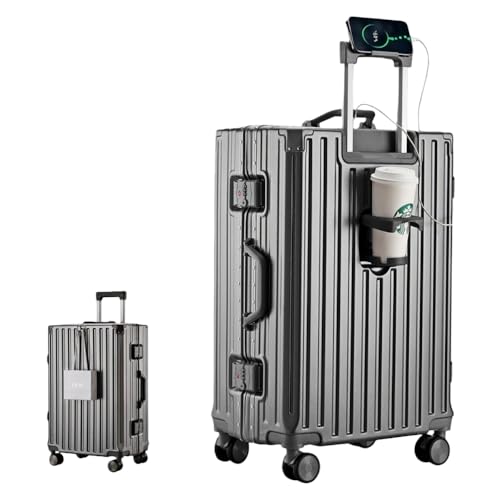 [elesnmb] �X�[�c�P�[�X �A���~�t���[���^�C�v �L�����[�P�[�X �@�������� ���@�\ �o�b�O�����t�b�N USB�|�[ �t�� �L�����[�o�b�O �J�b�v�z���_�[�t�� �X�}�z�z���_�[�t�� �y�ʑ�^ ��e�� �l�C ������� �É� 360�x��] �C�w���s �r�W�l�X