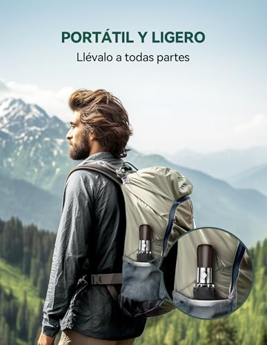 TECKNET Regenschirm, Automatik-Faltschirm, leicht und robust Taschenschirm sturmfest, leicht zu öffnen und zu schließen, hervorragende Stabilität Geeignet für regnerische und verschneite Tage-Schwarz