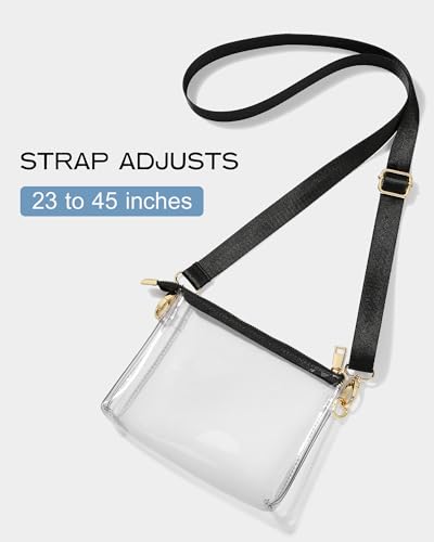 Clear Bag for Stadium Events, Clear Purse for Women Stadium Crossbody, Sports Fan Handbags for Concert Outfits3