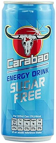 Carabao Energy Drink UK 325ml (Pack of 12) (Sugar Free)