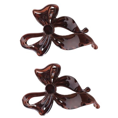 Stylish Bow Hair Clip Gentle on Hair Barrette for Ponytails Buns Styling Home Office Occasions Aesthetic Hair Accessory