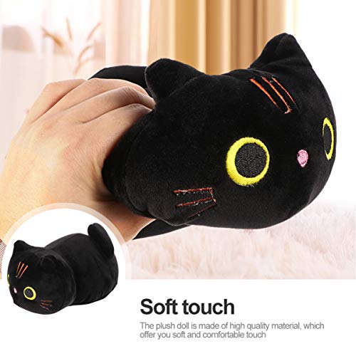 NUOBESTY Animal Almofada Almofada Forma de Gato Longo Gatinho Abraçando Travesseiro Coluna de Pelúci