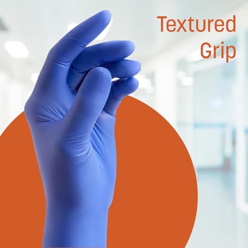 Caring-Nitrile-Exam-Gloves-Blue-Powder-Free-Disposable-Gloves-for-Medical-Care-First-Aid-Cleaning-Food-Prep