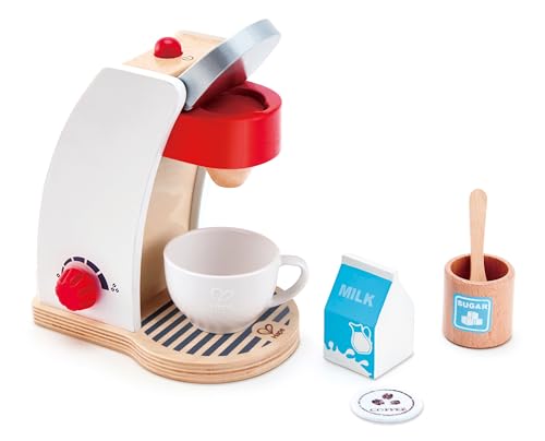 Hape(ハペ) おままごとコーヒーマシン 17.5×19.6×10.6cm 3才以上 木製 おままごと おもちゃ E3146