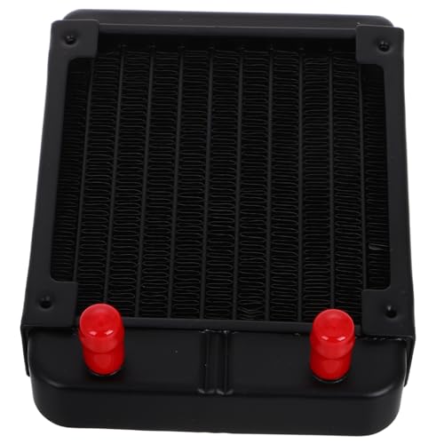 Operitacx Cpu Liquid Cooler Radiator Water Cooling Block for Computer Cpu and Graphics Card, 120mm 10-channel Direct Port Water Cooler, Suitable for Gaming Pc and High-performance Systems