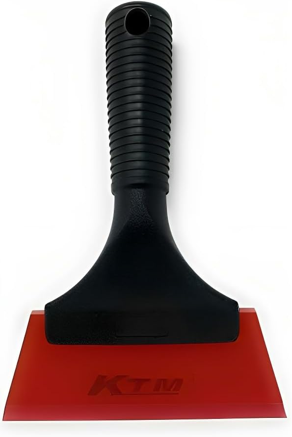 Red 5" inch Rubber Squeegee (8)