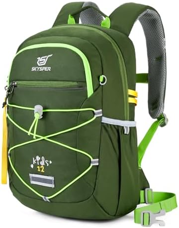 SKYSPER Kinderrucksack Wandern Jungen Mädchen für 3-8 Jährige | komfortabler Wanderrucksack Kinder 12L